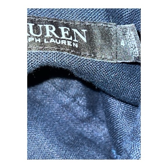 Ralph Lauren Tie-front Linen Shirtdress with pockets in navy - Picture 10 of 14